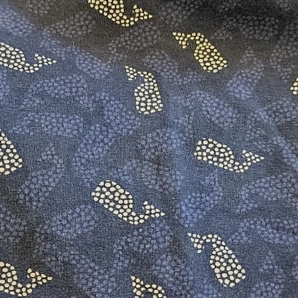 VINEYARD VINES KNIT POLKA DOT WHALES TISBURY LONG-SLEEVE DRESS, SIZE XS 5-6